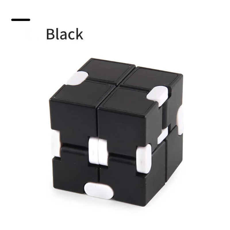 9 Style Fidget Sensory Cube Toys Starry Sky Infinity Square Stress Relief Cube Fingertip Toys for Children Adult