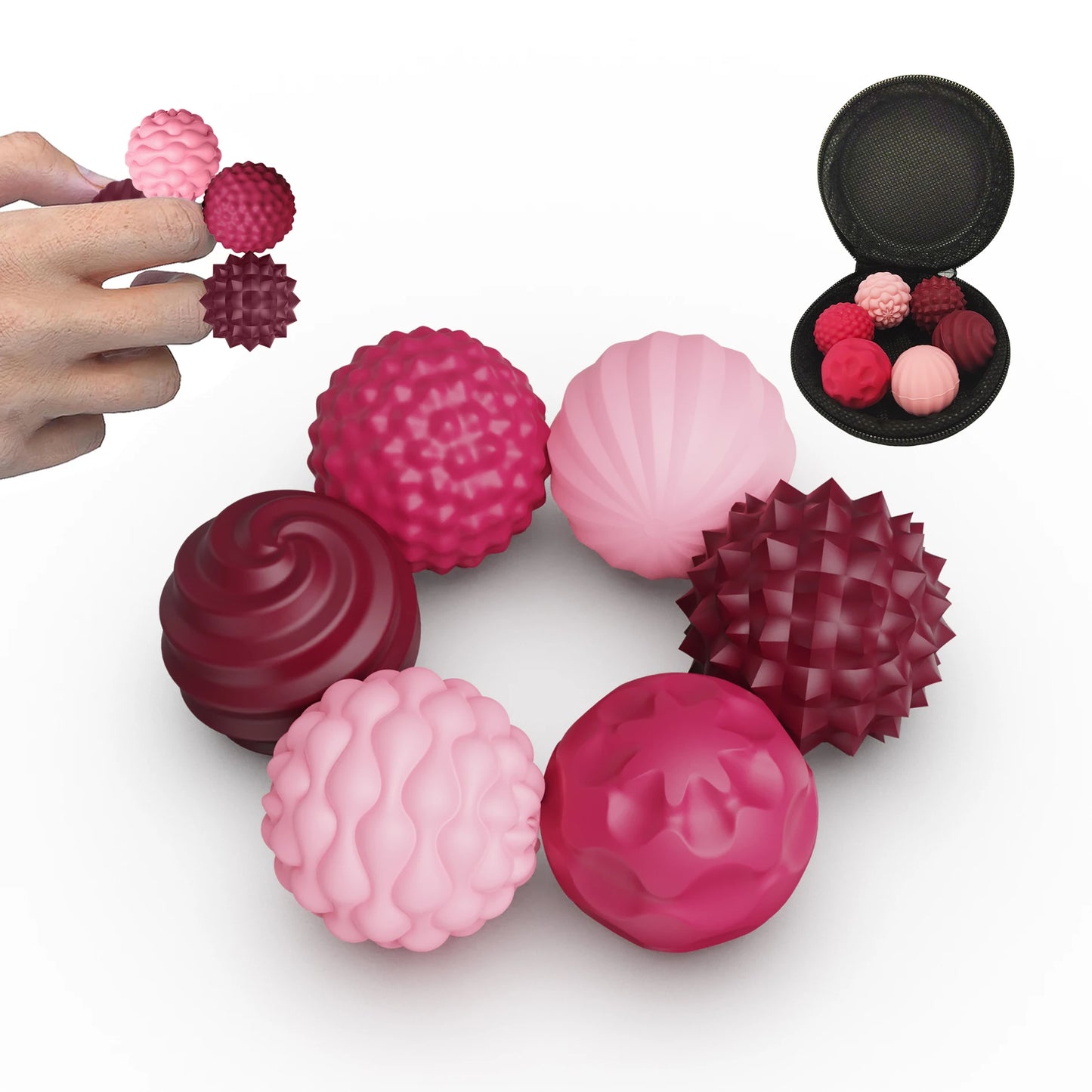 6/12Pcs Magnetic Balls EDC Relief Toys Fidgeting Antistress Anxiety Sensory Toy Magnet Balls For Adult Kids Autism ADHD