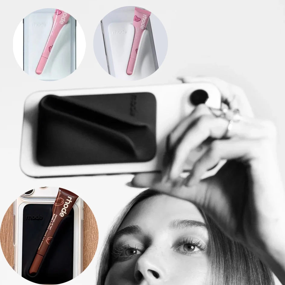 Rho Magnetic SNAP-ON LIP CASE For with MagSafe Case for iPhone 17 Air 16 15 14 13 12 11 Pro Max Lip Gloss Holder Phone Cases