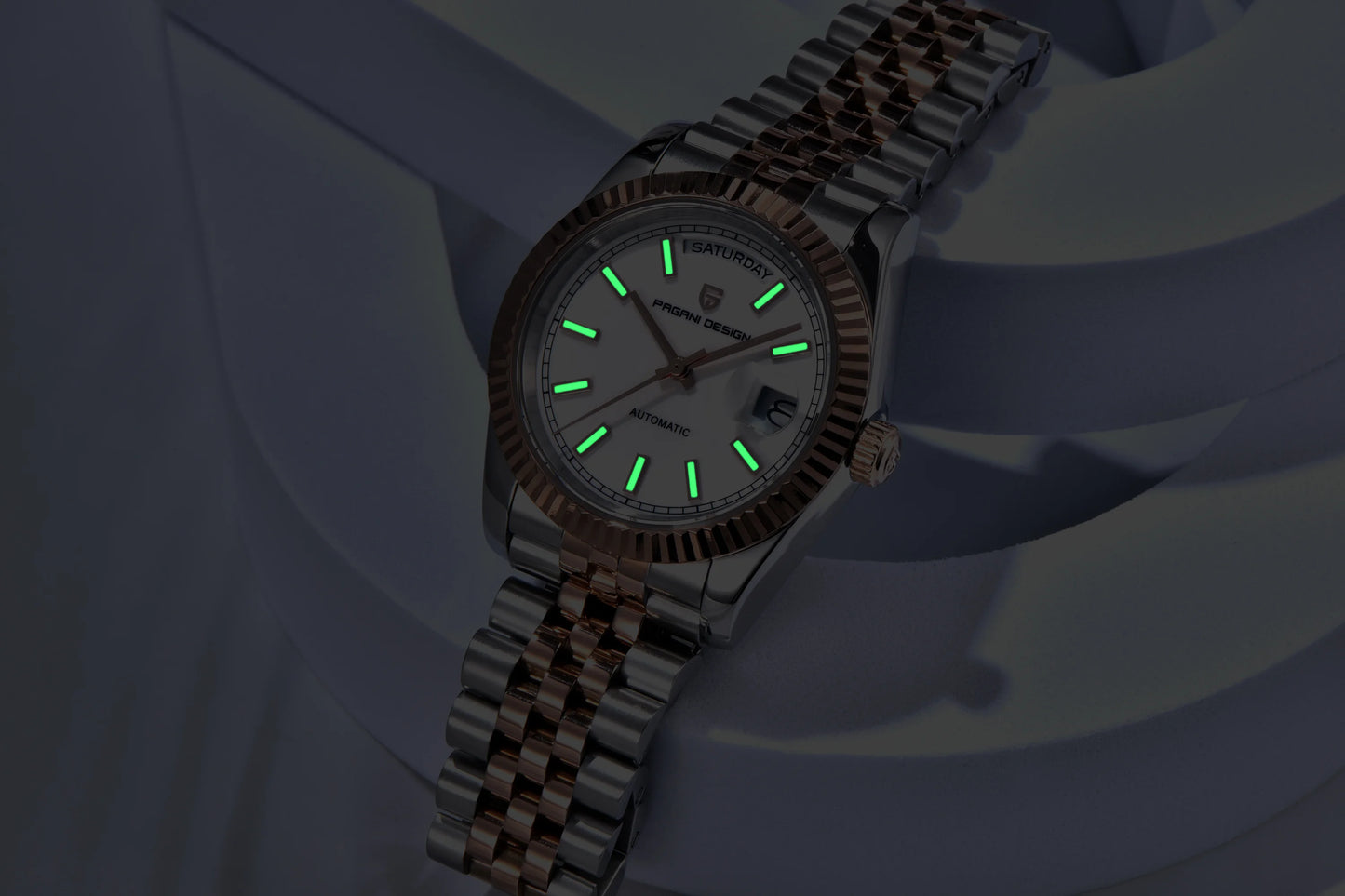 PAGANI DESIGN 2026 New Enamel Dial DD36 Luxury Silver Gold Automatic Watch For Men AR Sapphire crystal Mechanical Wristwatch Men