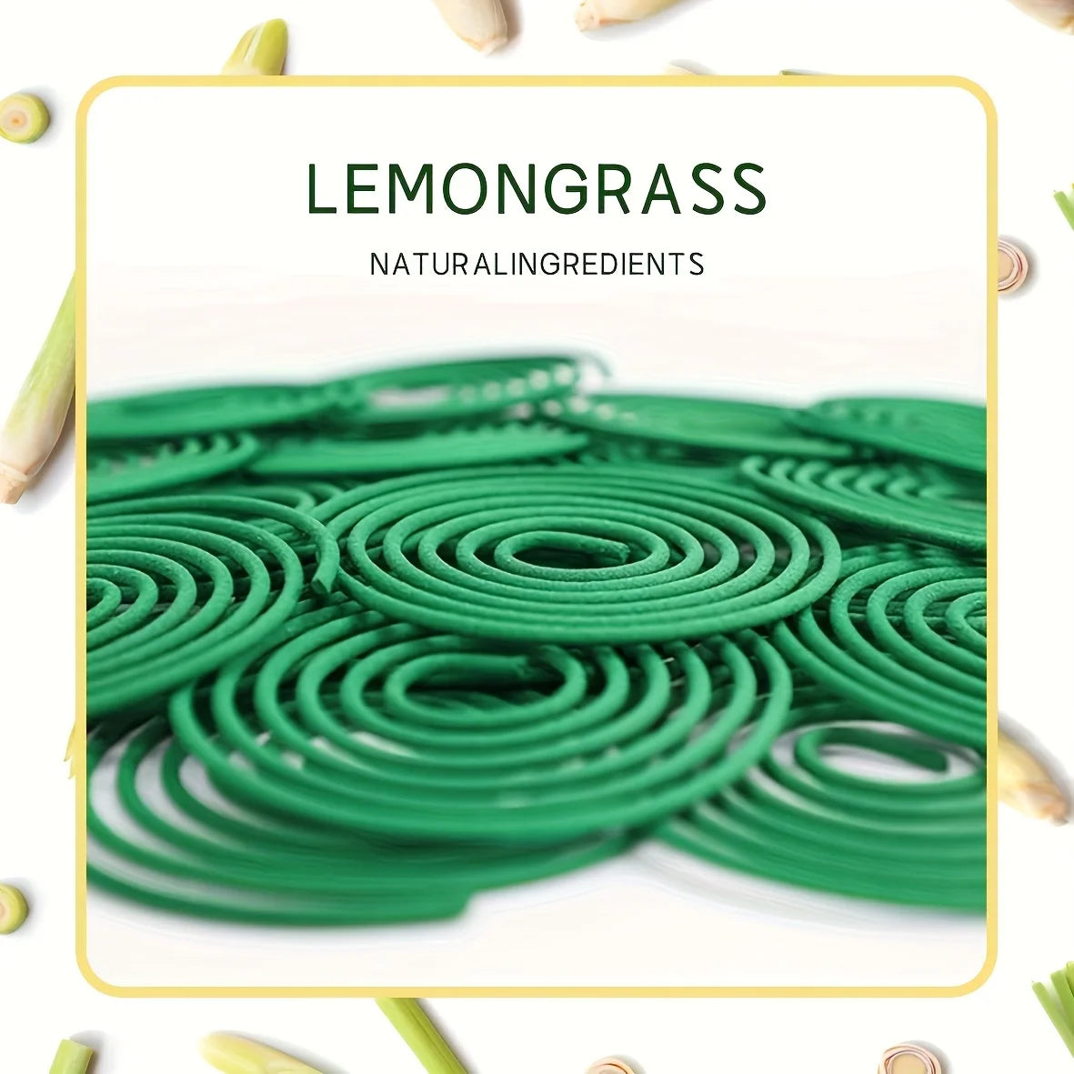 Lemongrass Lavender Essential Oil Coils Aromatherapy For Meditation Yoga Outdoor Poolside Patio Porch Deck Camping Long Burning