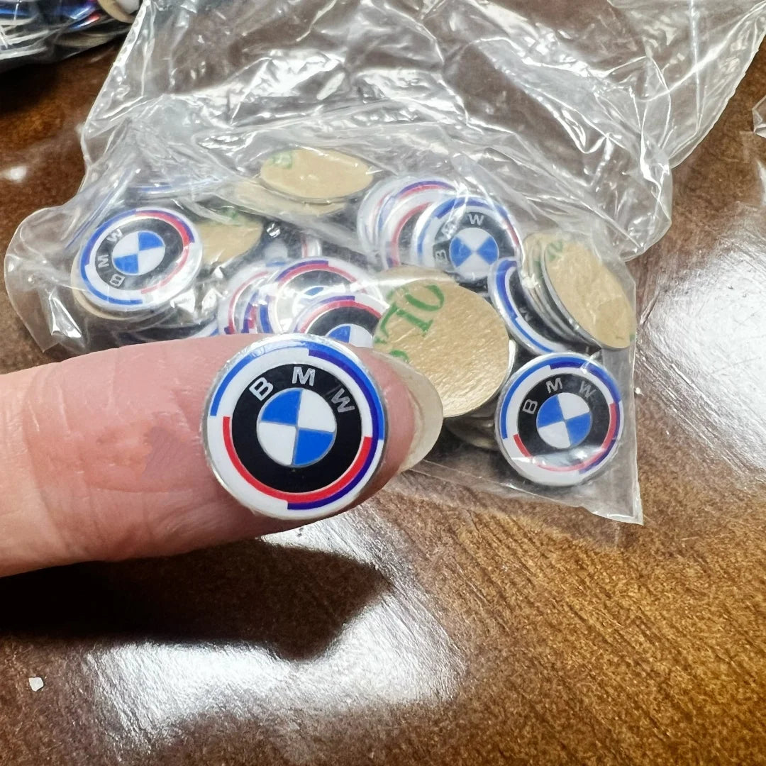 11mm Car Key Sticker Logo 3D Metal Car Key Sticker Emblem For BMW F34 F10 F20 F48 F39 F30 F25 F26 F15 F16 F22 F32 E90