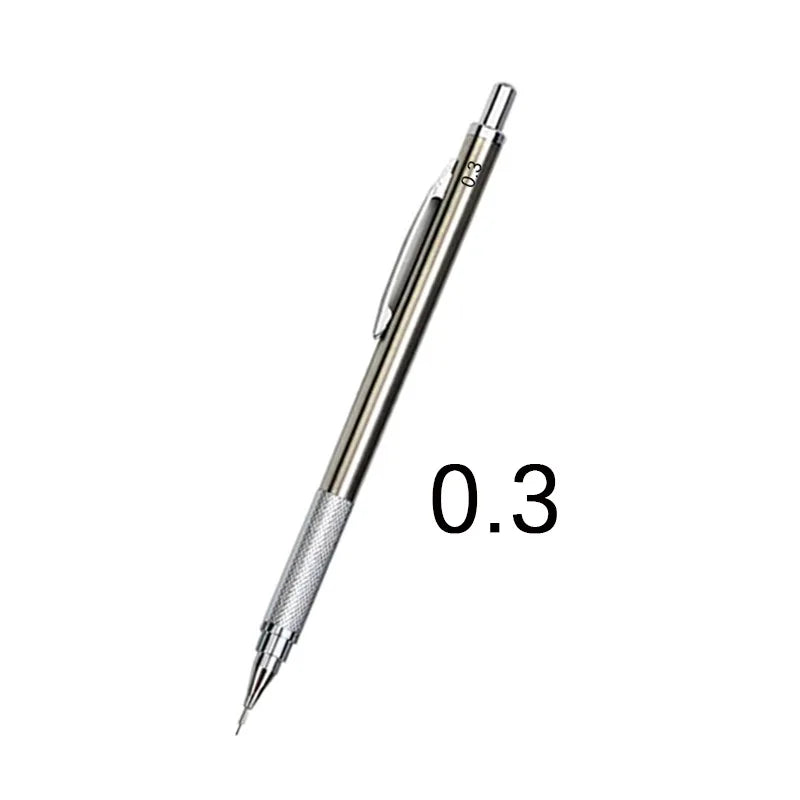 Professional Metal Mechanical Pencil for Sketching 0.3/0.5/0.7/0.9/1.3/2.0/3.0mm
