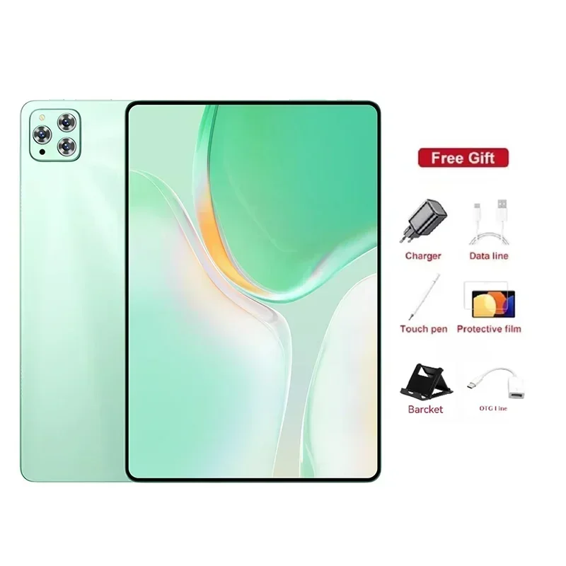 2025 New Original Global Edition Tablet Android 14 iPad Air Pro 22GB+2TB Snapdragon 888 Tablet 5G Dual SlM Card WIFI HD 4K MiTab