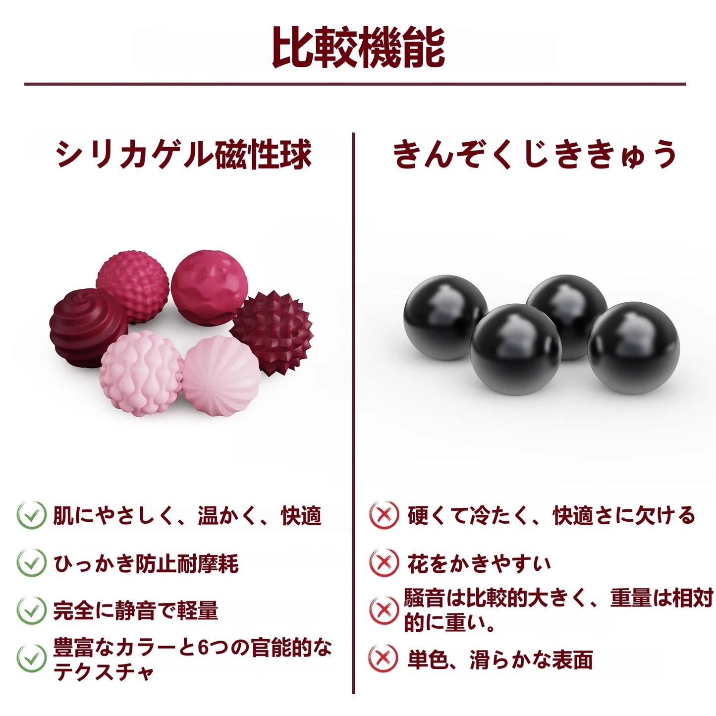 6/12Pcs Magnetic Balls EDC Relief Toys Fidgeting Antistress Anxiety Sensory Toy Magnet Balls For Adult Kids Autism ADHD