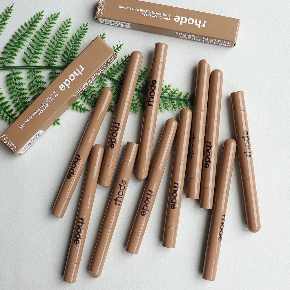 Rhode Skin Peptide Lip Shape Pen Lip Liner Long Lasting Lip Tint Pencil Pen Makeup Lipstick Powder Blusher Gloss Rouge Makeup