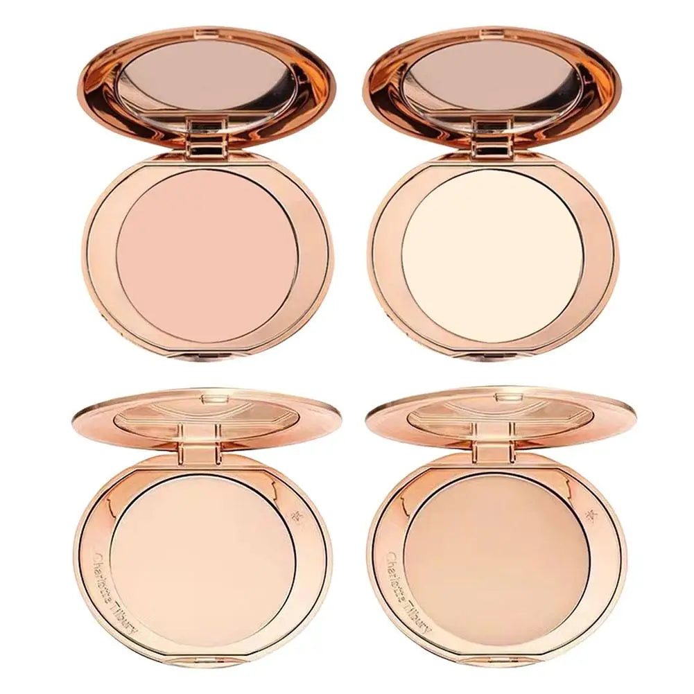 Portable Setting Powder Flawless Powder Natural Makeup Long-lasting Oil Control Waterproof Skin Brightening Concealer for Woman