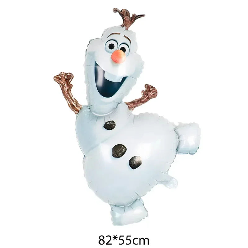 1pcs Princess Frozen Balloon Cartoon Elsa Anna Olaf Foil Balloon for Children's Birthday Party Baby Shower Decoration