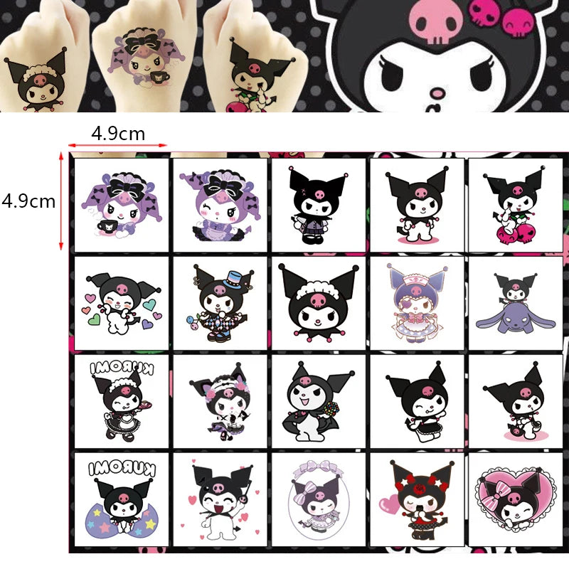 Kuromi Birthday Party Decoration Backdrop Disposable Tableware For Kids Event Supplies Latex Foil Balloons Banner