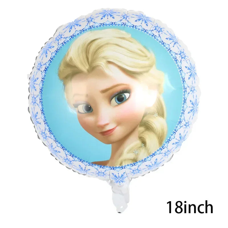 1pcs Princess Frozen Balloon Cartoon Elsa Anna Olaf Foil Balloon for Children's Birthday Party Baby Shower Decoration