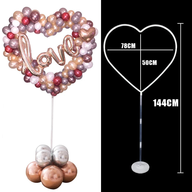 1/2 set Latex Balloon Holder Balloons Stand Column Metallic Balloons Baby Shower Kids Birthday Party Wedding Decoration Supplies