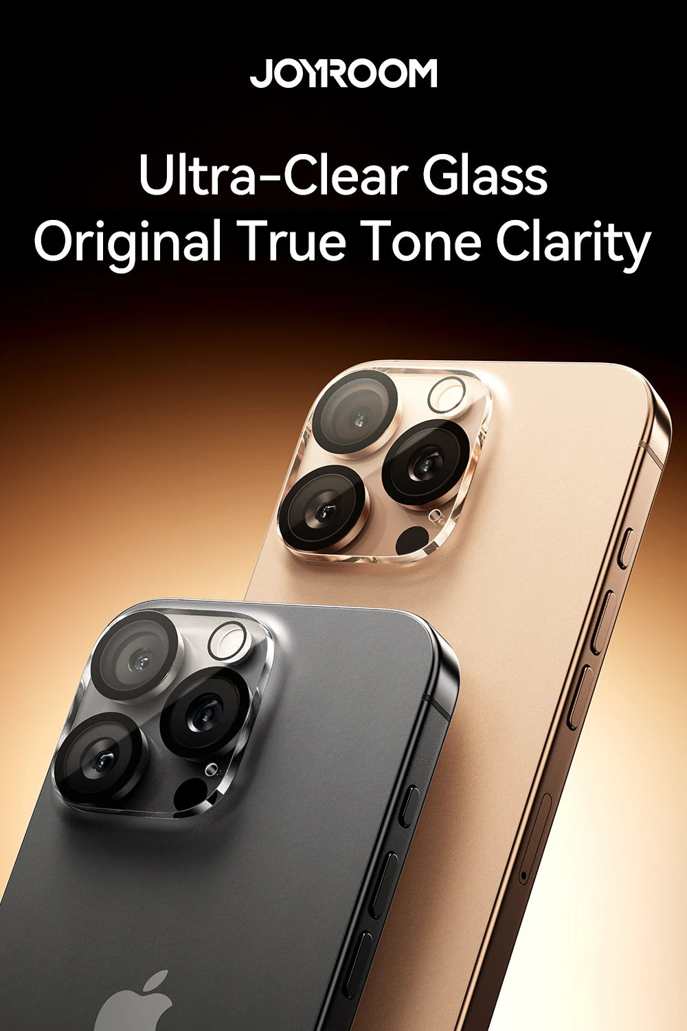 Joyroom HD Lens Protective Glass For iPhone 17 Pro Max Back Camera Protector Tempered Glass For iPhone 16 15 14 Pro Max Len Film