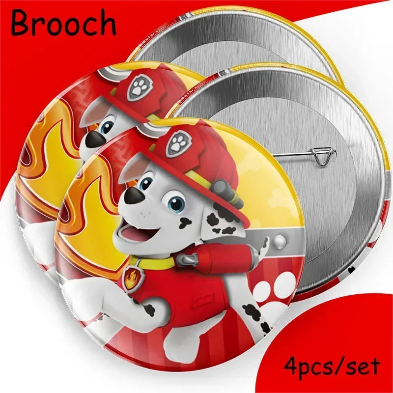 paw patrol cartoon Birthday Party Decoration  paw marshall theme Balloon Banner Cake Topper Party Supplies for Baby Show