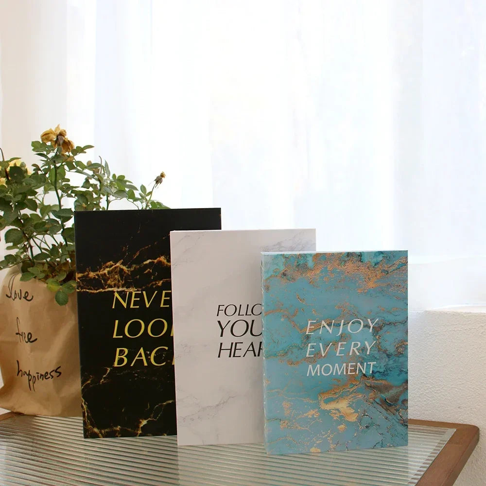 3Pcs Foldable Fashion Fake Books Living Room Decoration Designer Books Coffee Table Ornaments Club Hotel Room Villa Prop Books