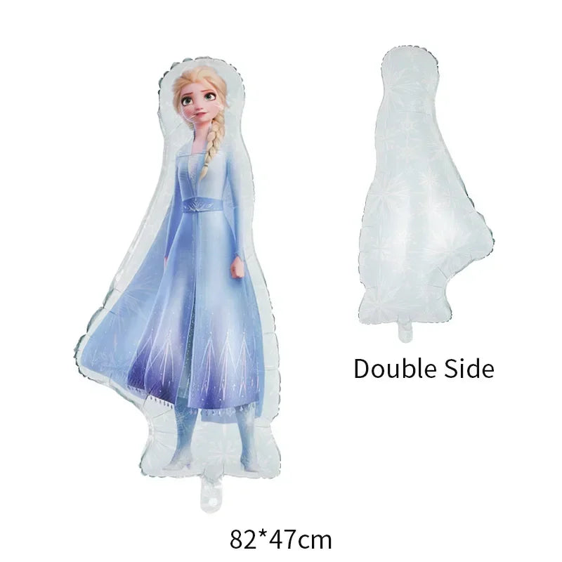 1pcs Princess Frozen Balloon Cartoon Elsa Anna Olaf Foil Balloon for Children's Birthday Party Baby Shower Decoration