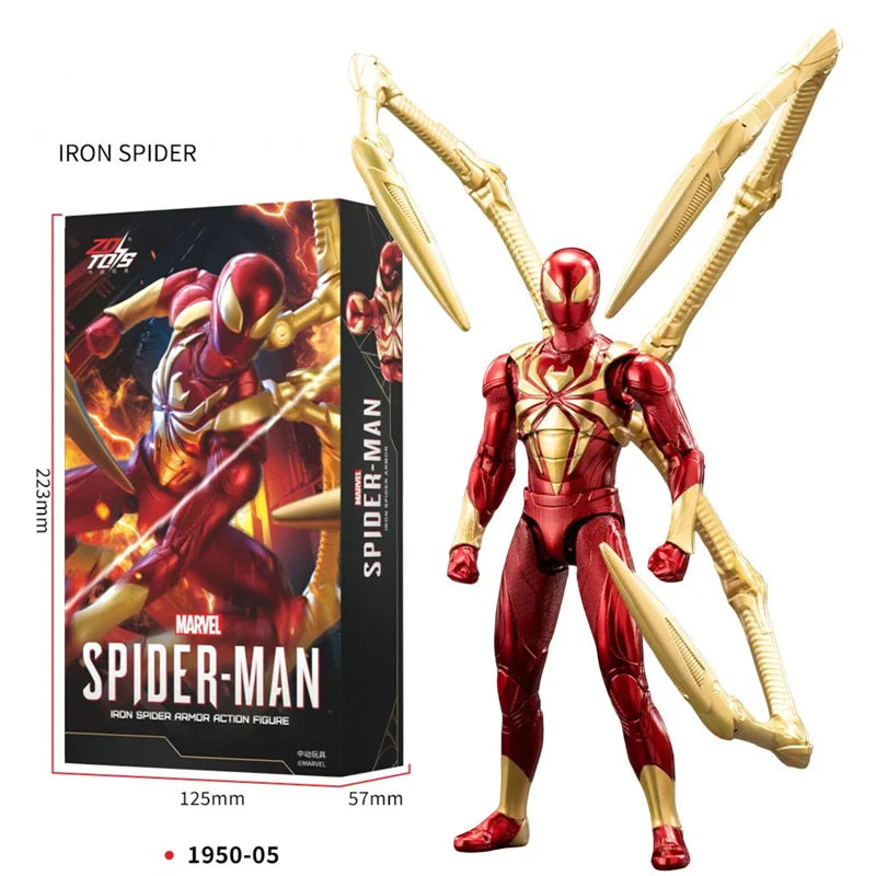 ZD Toys Iron Man Action Figure Joint Movable MK1 MK3 MK6 MK7 MK42 MK45 MK50 MK85 MK17 MK33 MK39 Adult Collection Figure Gift
