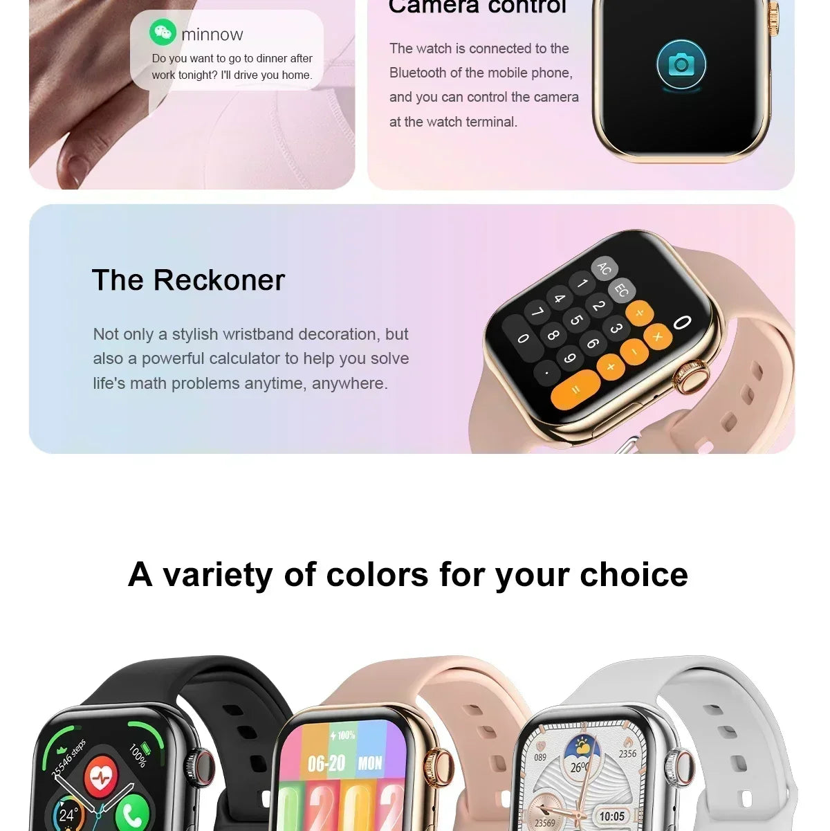 New 2026 Original For Apple Watch X 10 Smart Watch Men Body Temperature Bluetooth Call NFC GPS Sports Women SmartWatch for Apple