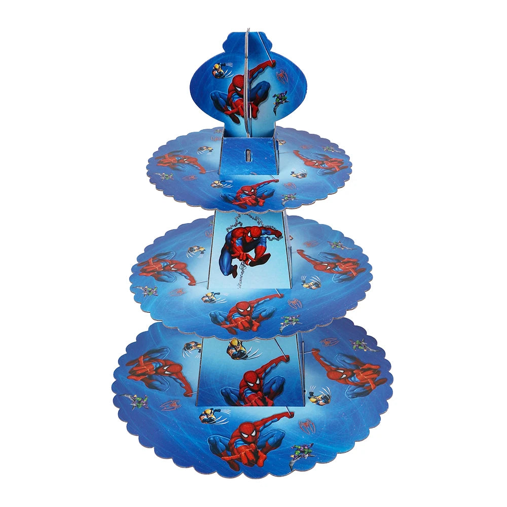 Spider Man Birthday Party Decor Paper Cups Plates Tablecloth For Kids Boy Spiderman Baby Shower Party Decorations Party Supplies