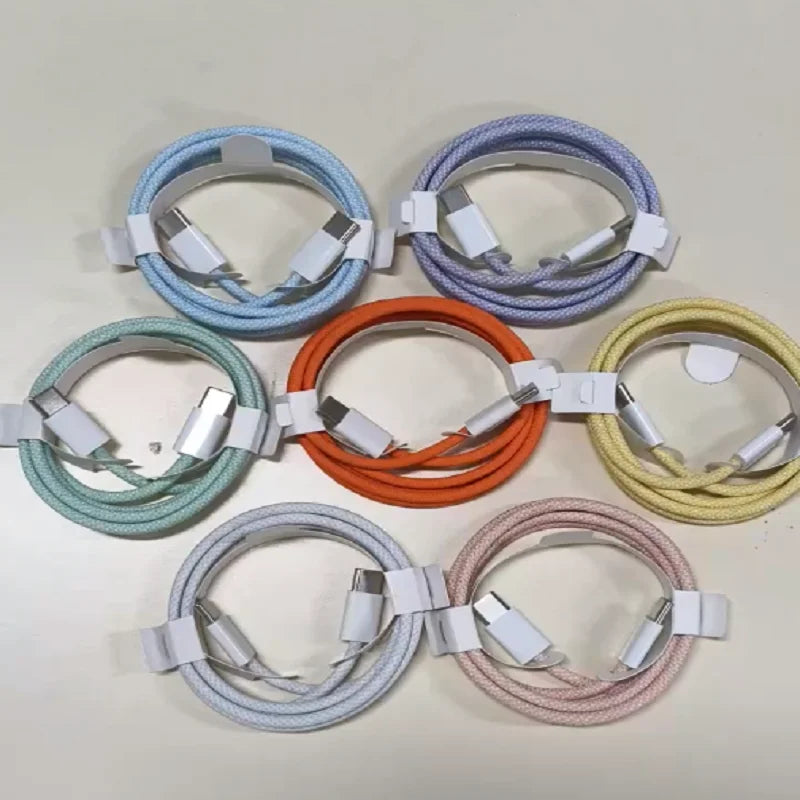 1pcs-5pcs 60W PD USB-C to USB C Fast Charger Cable For Apple iPhone 17 Pro Max 16 15 Plus 14 13 12 11 X XS Type C Quick Charging