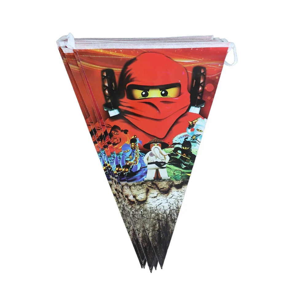 Ninja Birthday Party Decorations New Paper Tableware Plates Cups Napkins Tablecloth Background Balloon Supplies Deco For Kid Boy