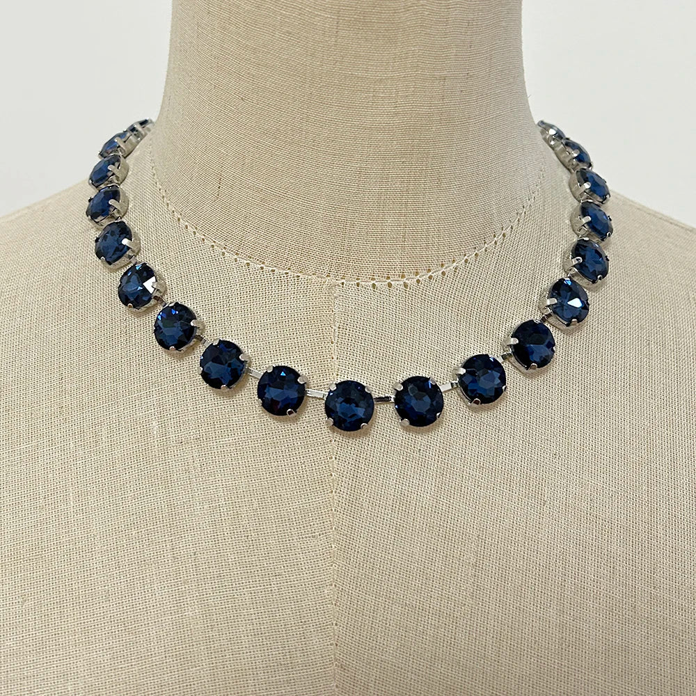 Luxury Shiny Crystal Claw Chain Necklace Multi-Color Optional Bohemian Exaggerated Clavicle Chain Big Bib Necklace Wholesale