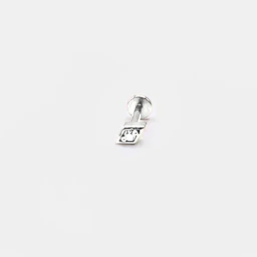 CANNER 1PC 925 Sterling Silver Smooth Love Butterfly Back Stud Earrings For Women Ins 18K Gold Plated Heart-Shape Earrings Gift