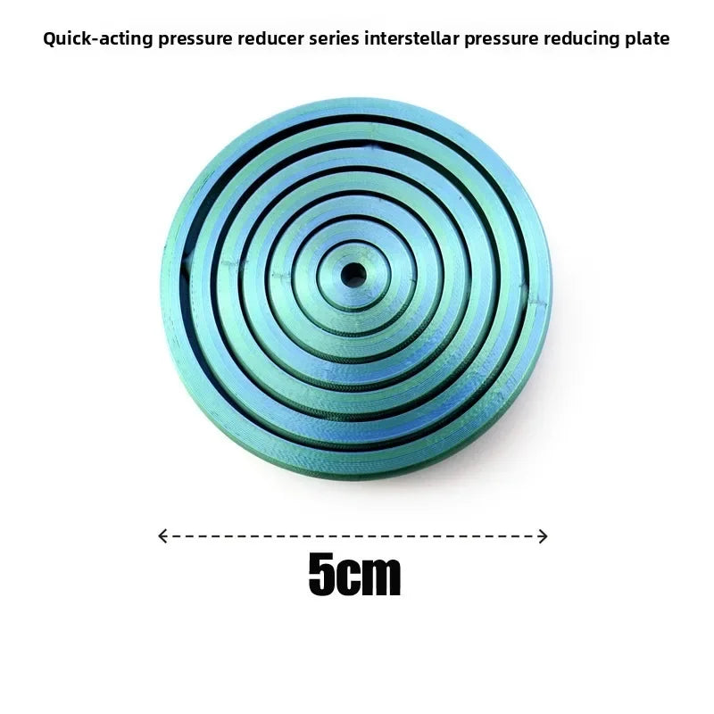 3D Printed 7-Ring Fidget Spinner Universal Gyro Gravity Rotating Anxiety Relief Office Decompression Sensory Toy for Party Gifts