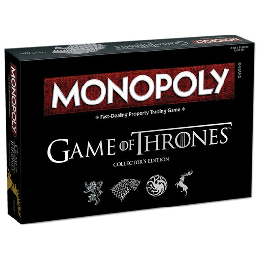 Game of Thrones Collector's Edition Monopoly Board Game | Westeros Territory Theme | Fans' first choice for collection