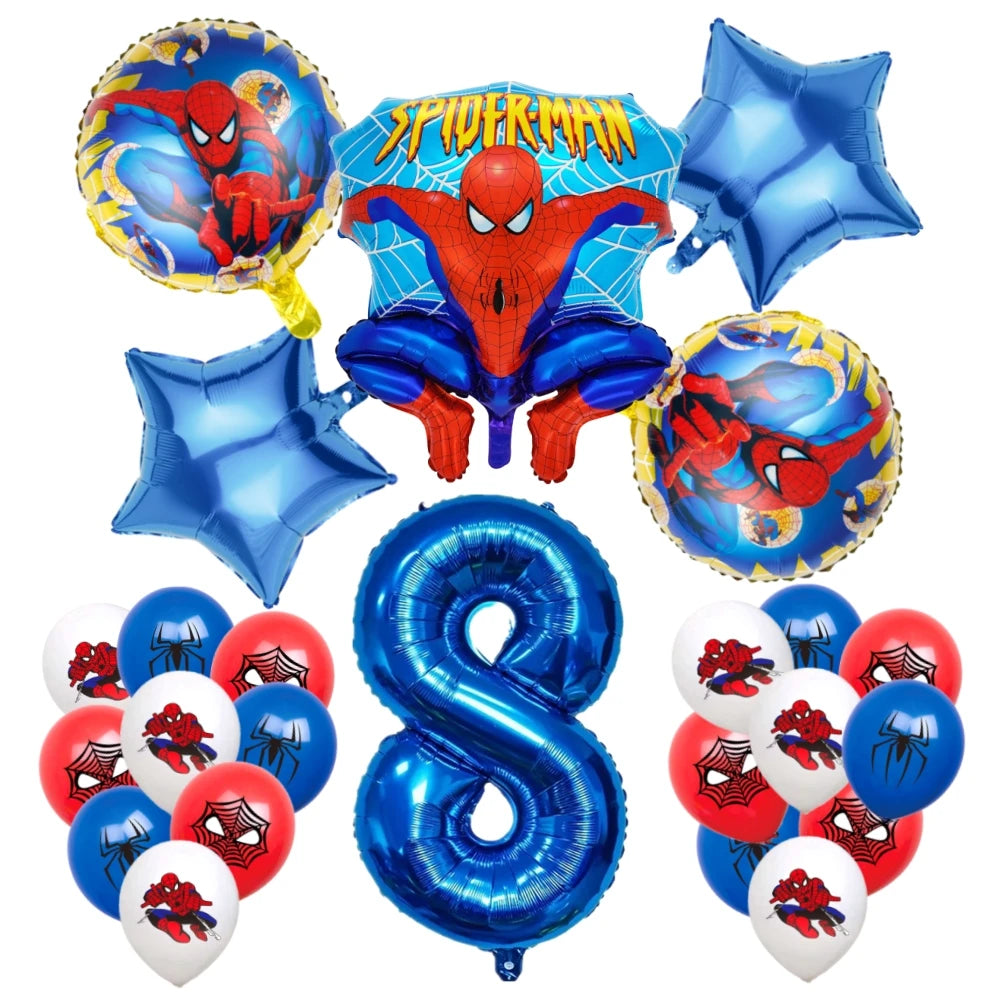 Spider Man Birthday Party Decor Paper Cups Plates Tablecloth For Kids Boy Spiderman Baby Shower Party Decorations Party Supplies