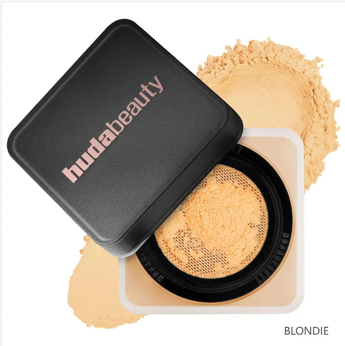 New Huda Easy Bake Loose & Setting Powder Long Lasting Oil Control Matte Waterproof Brightening Loose Powder Makeup Cosmetics