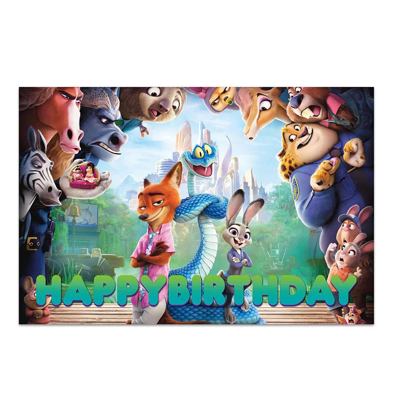 Disney Zootopia Birthday Party Decorations