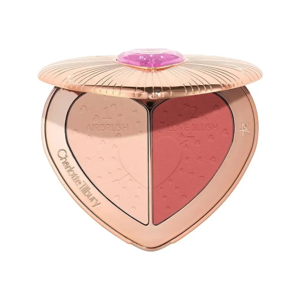 Charlotte Tilbury Liquid Foundation Cushion Foundation Setting Spray Pressed Powder Love 2 Color Powder Blusher Eyeshadow Rouge