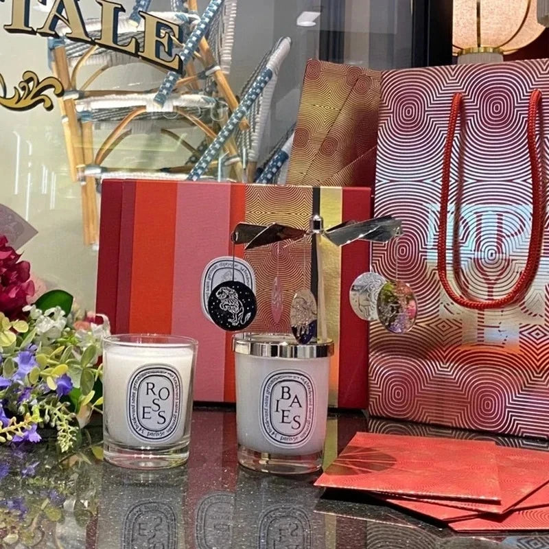 Valentine's Day Wedding Limited Edition Luxury Gaudi Puxi Aromatherapy Candle Set Romantic Unique Gift Box Party