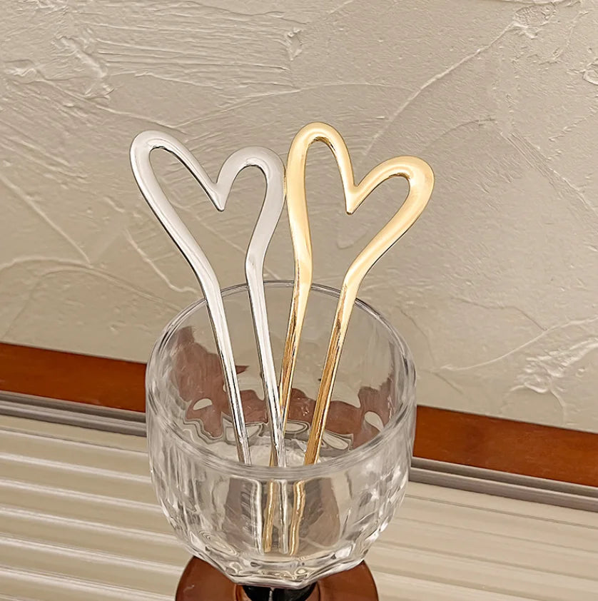 Vintage Metal U-Shaped Hair Fork Fashion Geometric Irregular Alloy Hairpin Clips Headwear Women Girls Simple Hair Sticks Gifts