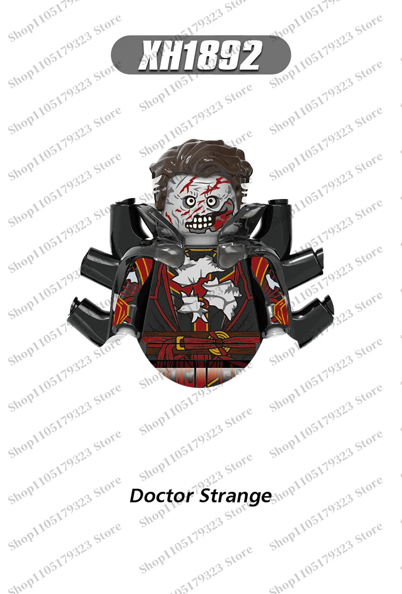 Marvel block toys Spider-Man Deadpool children's mini building blocks holiday gift brick toys