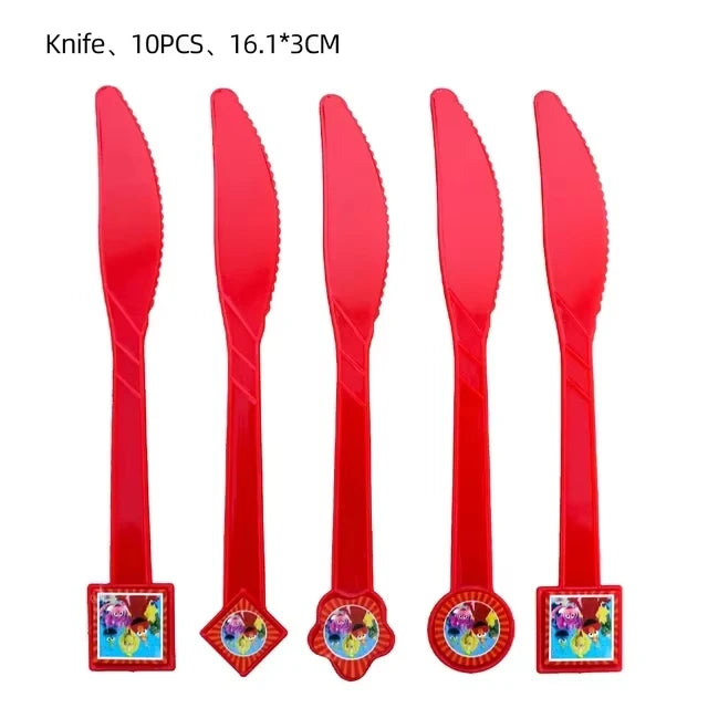 Cartoon Sesames  Street Birthday Party Decor Elmo and Friends Theme Tablecloth Plate Balloon Set Cake Decor Baby Shower
