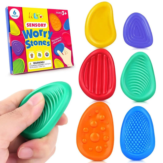 2026New adult Fidget toys, sensory silicone stones, autism, children, sedatives, stress relieving toys, Christmas