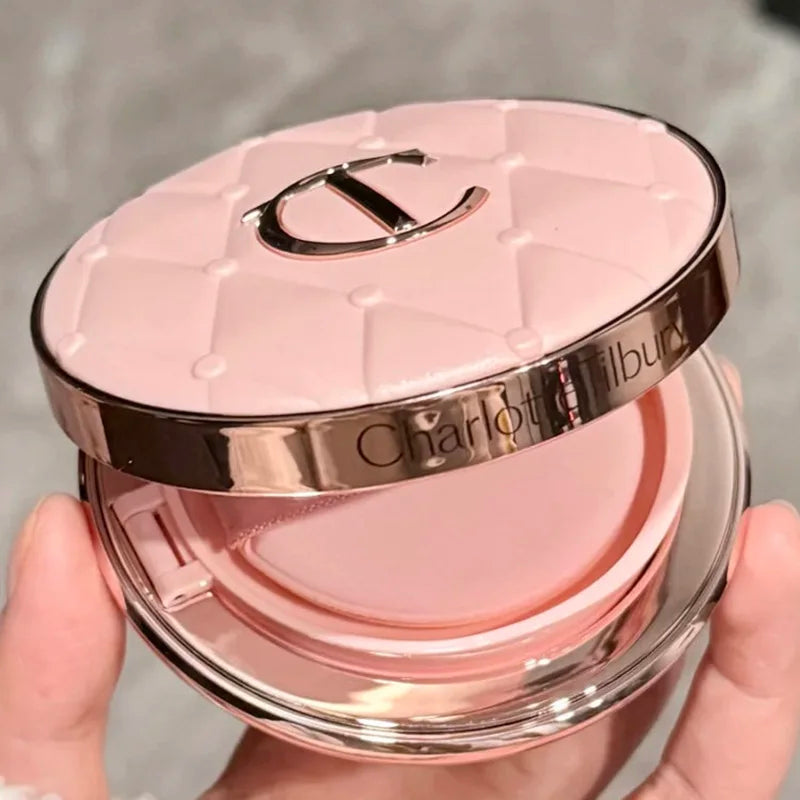 Charlotte Tilbury Shimmer Makeup Air Cushion Lightweight Moisture Oil Control Two Color Heart Shape Powder Blusher Unique Design