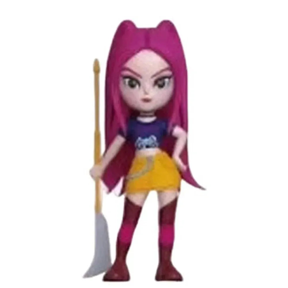 2025 Hot Anime KPop Devil Hunter Doll Vinyl Toy Rumi Mira Zoi Character Vinyl Mask Blind Box Ornament Toy