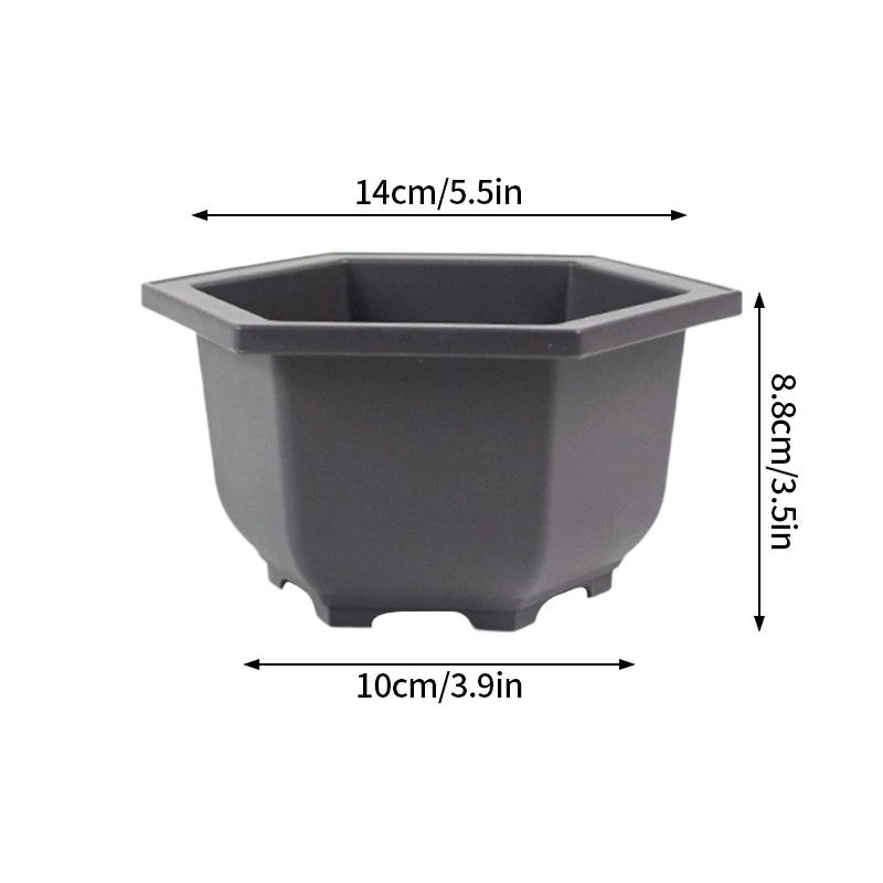 Outdoor Garden Landscape Bonsai Tray Square Rectangular Flowerpots Imitation Purple Clay Succulent Plants Pots 	
Pots for Plants