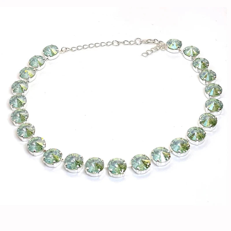 Luxury Shiny Crystal Claw Chain Necklace Multi-Color Optional Bohemian Exaggerated Clavicle Chain Big Bib Necklace Wholesale