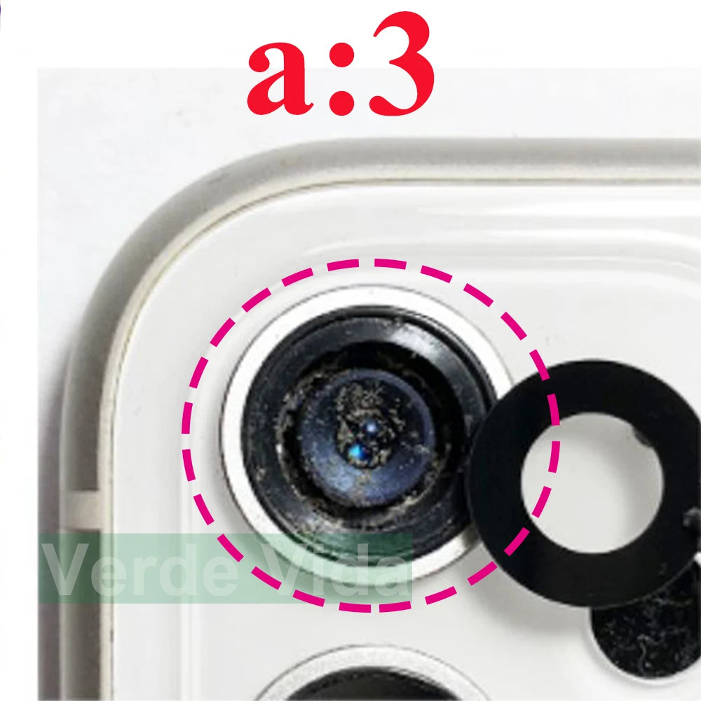 Original Back Camera Glass Replacement for iPhone 16 15 14 Pro Max 12 13 Mini 15 Plus Broken Camera Lens Repair Kits
