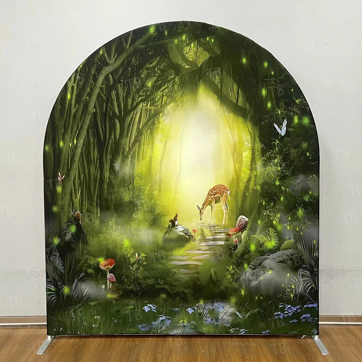 TB Disney Toy Story Arch Backdrop Cover for Kids Birthday Party Decor Baby Shower Photography Background Props Elastic Fabric