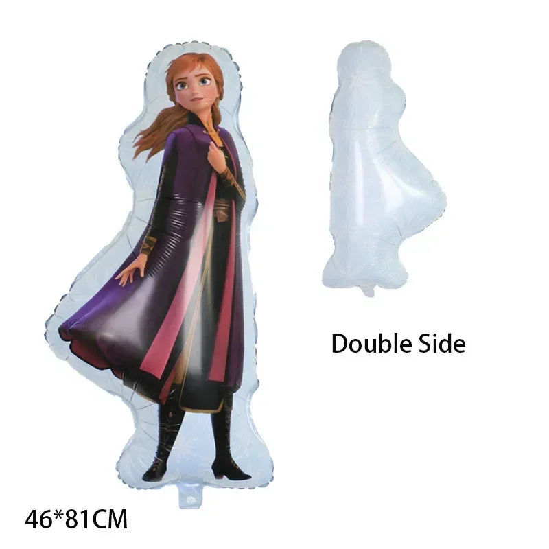 1pcs Princess Frozen Balloon Cartoon Elsa Anna Olaf Foil Balloon for Children's Birthday Party Baby Shower Decoration