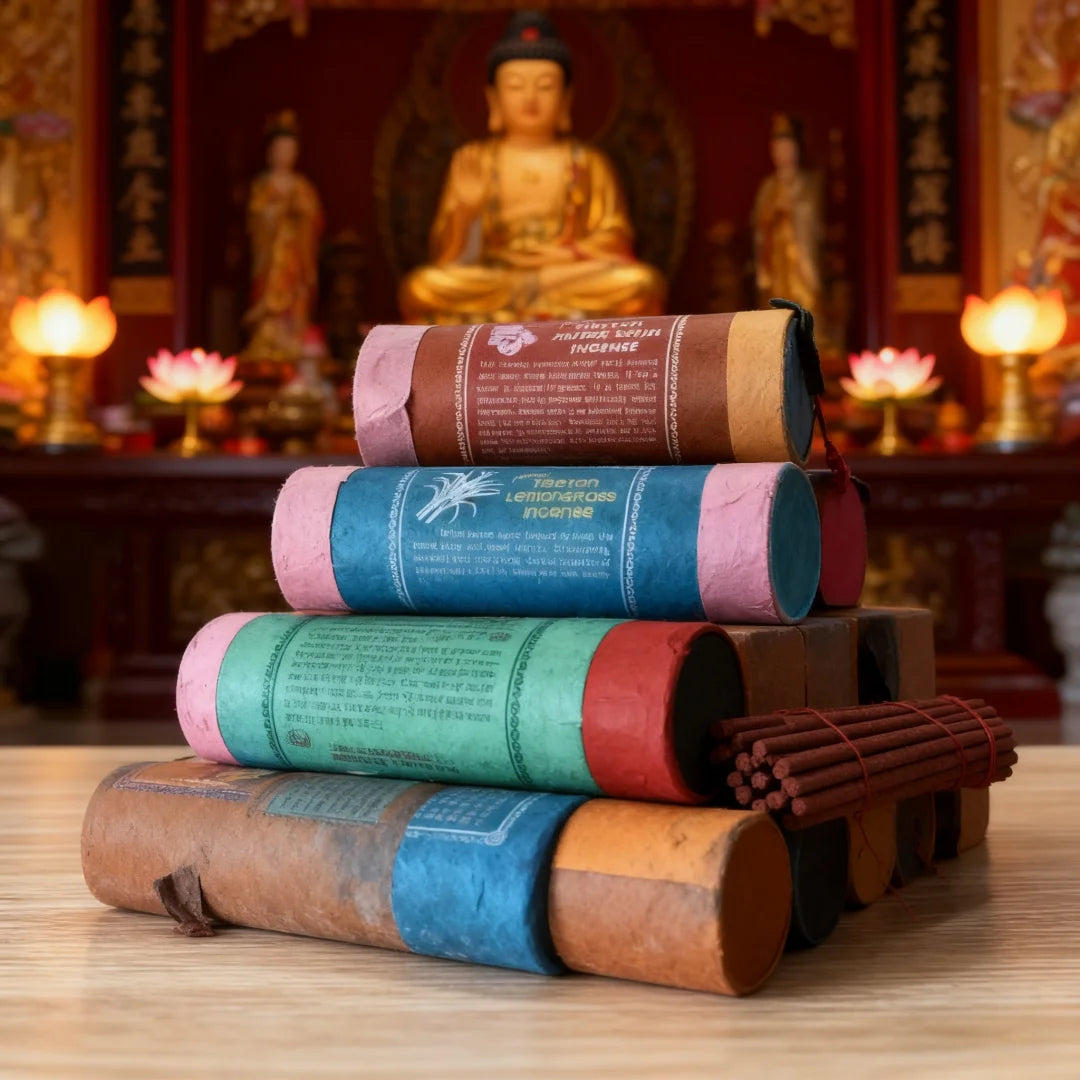 Tibetan Cedarwood Incense Nepal Hand Make Short Sticks Ancient Traditional Incense Spirit Healing Lemongrass Mint Cinnamon Odor