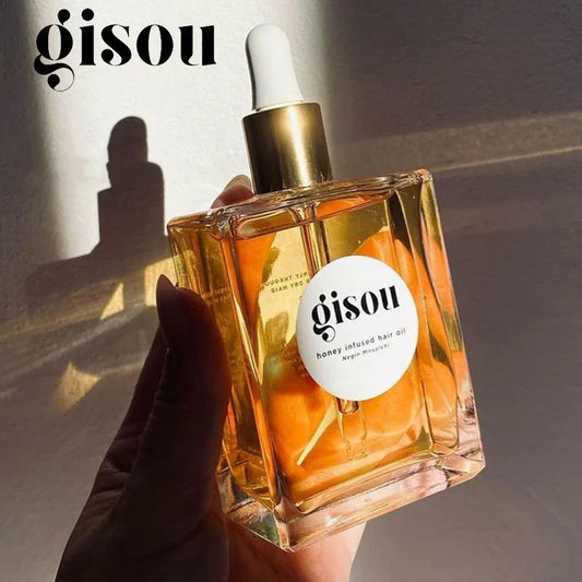New Gisou Honey Infused Hair Oil Improve Dry Hair Care Essential Flexibility Smooth Long Lasting Fragrance Retention Conditioner