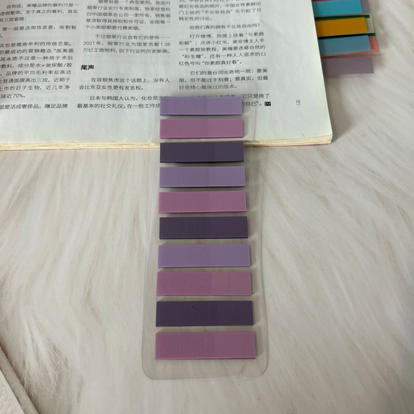 4800-200Sheets Transparent Note Book Tabs Index Creative Memo Pads Sticky SchoolOffice Stationery Self-Adhesive Stickers