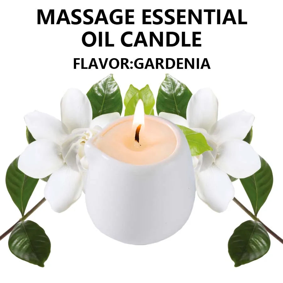 1PC Massage Oil Candles，luxury aromatherapy candles，for Stress Relief and SkinMoisturizing, SM Product Scented Candle Body Oil