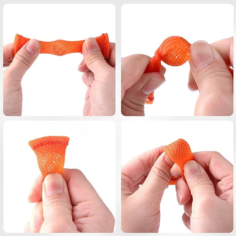 5-30pcs Marble Mesh Fidget Sensery Toys For Autism And ADHD Fingertip toy Release anxiety stress toy Adult children Party Favors
