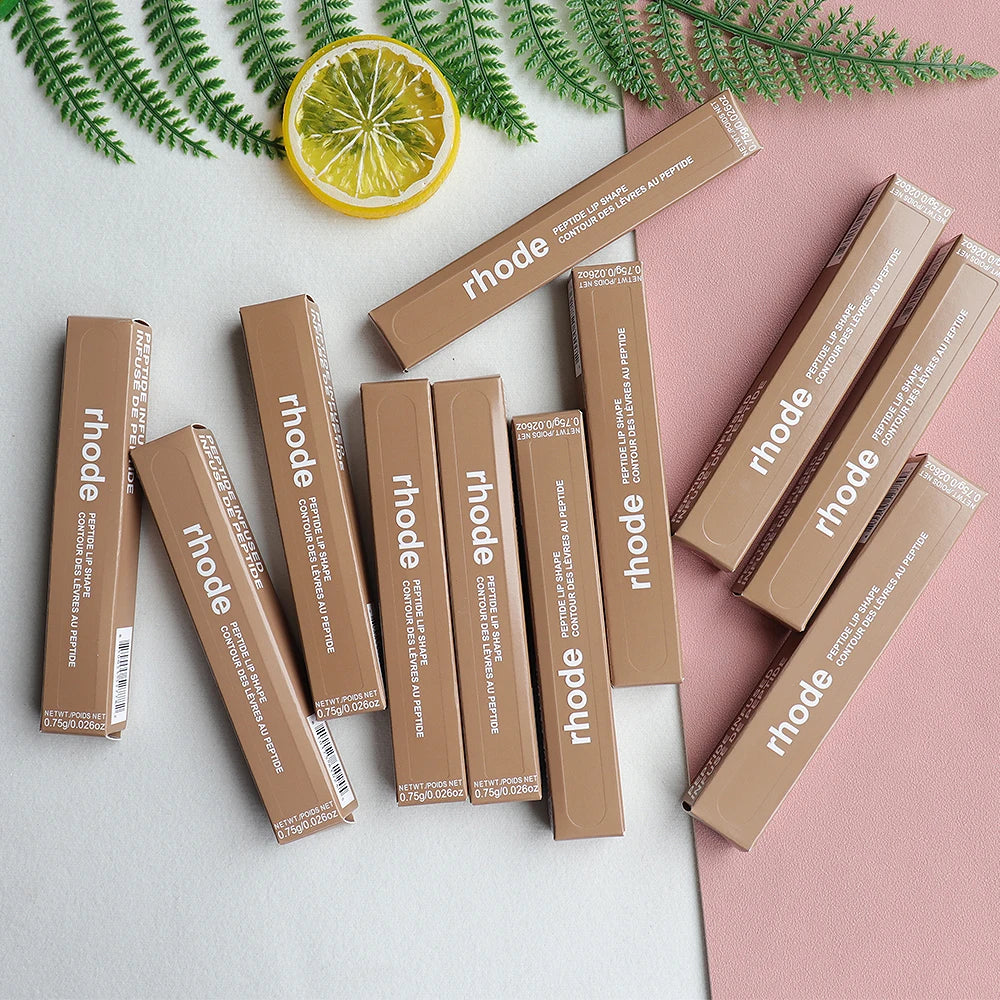 Rhode Skin Peptide Lip Shape Pen Lip Liner Long Lasting Lip Tint Pencil Pen Makeup Lipstick Powder Blusher Gloss Rouge Makeup